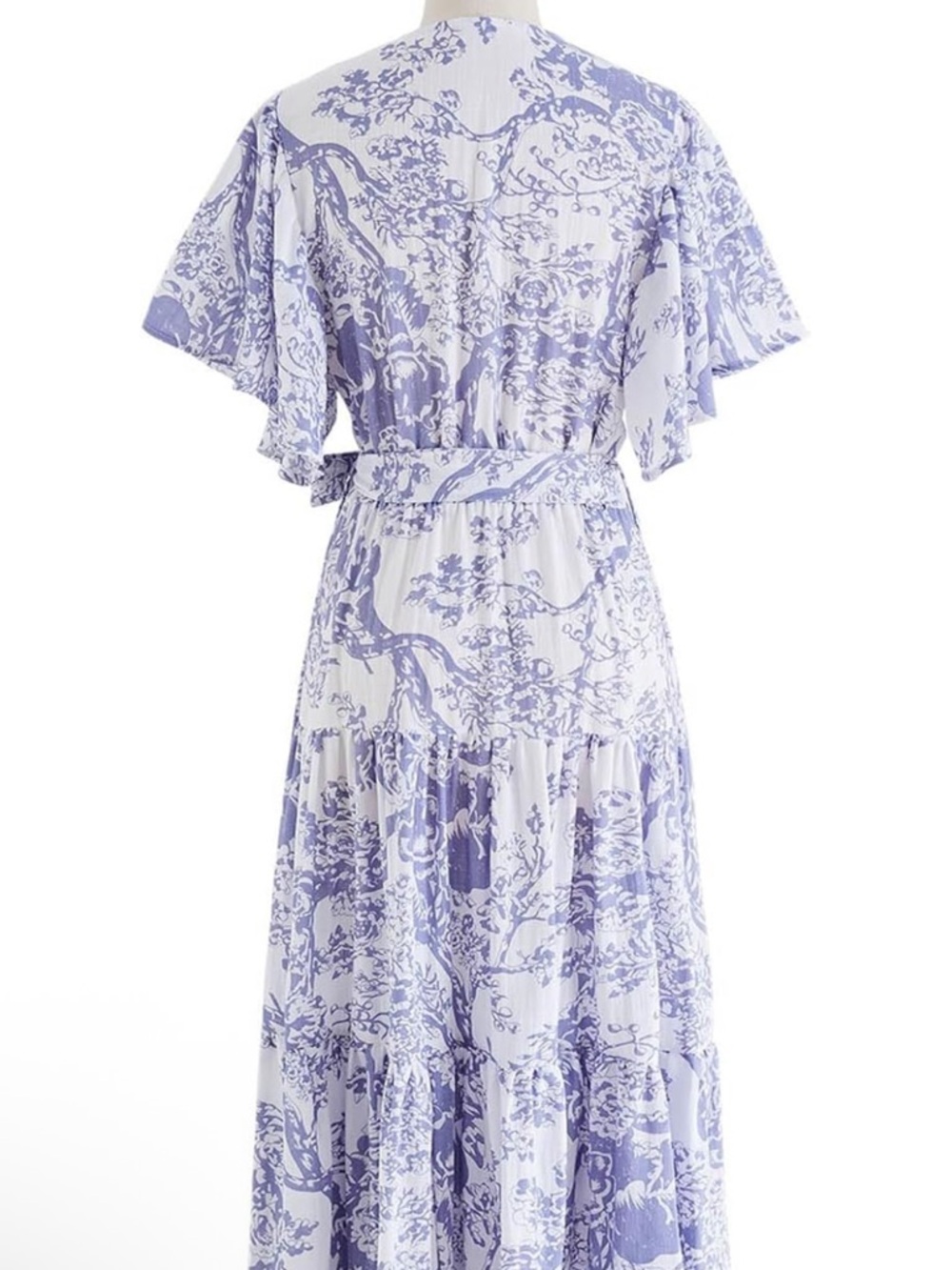 Chicwish Lavender Floral Print Maxi Dress - Women's